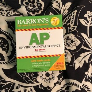 Barrons AP environmental science flash cards